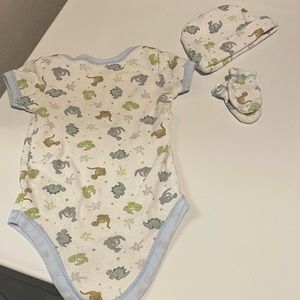 Infant Animal Onesie 0-3 month old